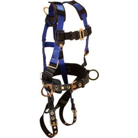 FALLTECH FallTech Foreman 3-D Full Body Harness, 3 D-rings, Size SM/M 7073SM